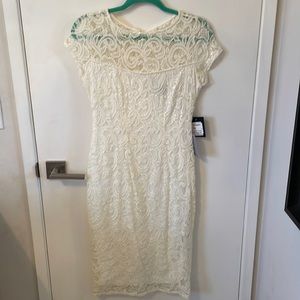 Marina White Short Dress, size S, NWT